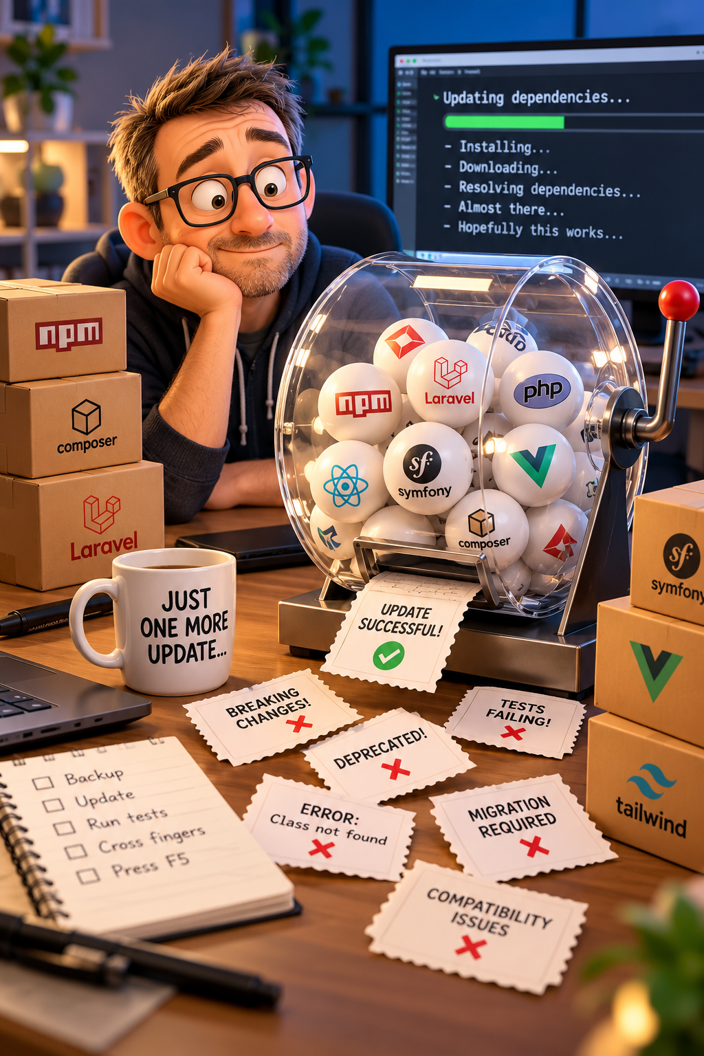 The Dependency Update Lottery