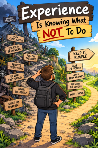 Experience Is Knowing What Not to Do